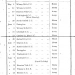 Oxford Downs CC - 1934 Fixtures