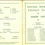 Oxford Downs CC - 1937 Officers