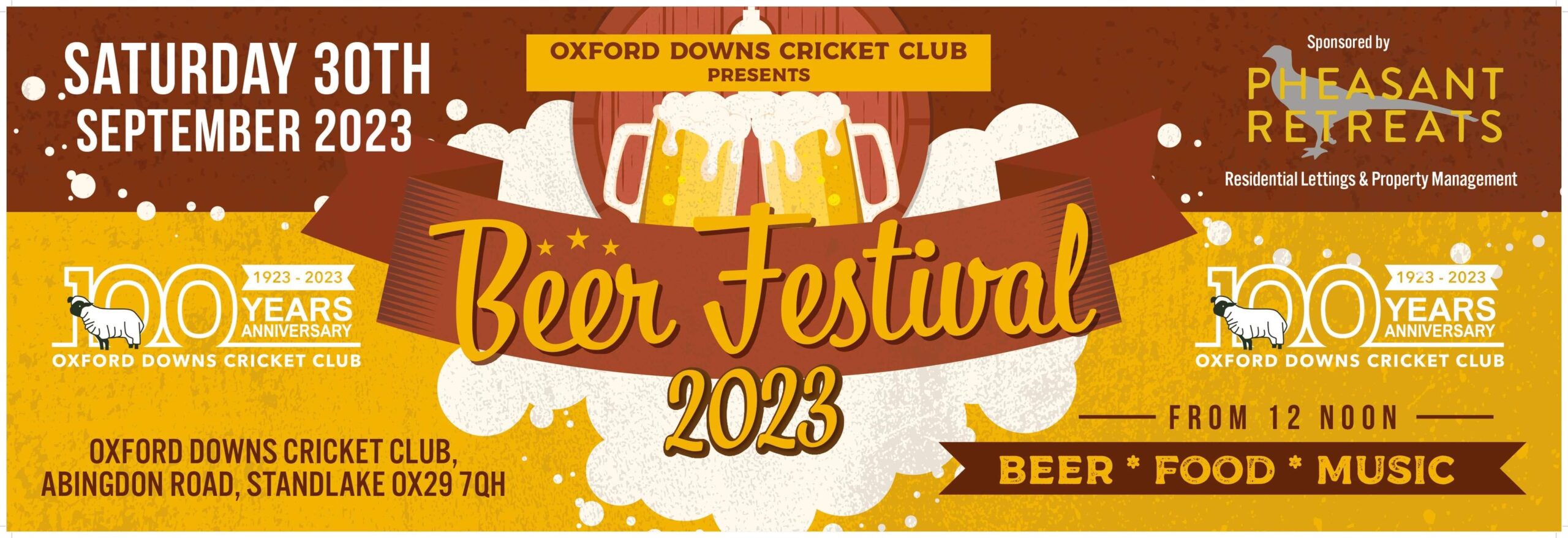 ODCC Beerfest 2023 - 30th Sept